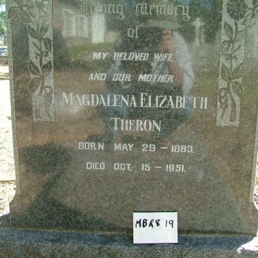 THERON Magdalena Elizabeth 1883-1951