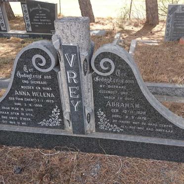 VREY Abraham 1925-1978 &amp; Anna Helena VAN GHENT 1925-1998