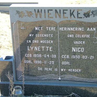 WIENEKE Nico 1950- &amp;  Lynette 1956-1990