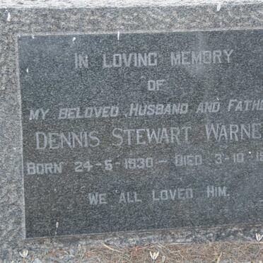 WARNER Dennis Stewart 1930-1966