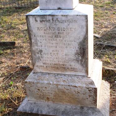 WHITE Roland Sidney -1873 :: WHITE Herbert Cawood -1874