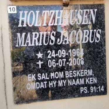 HOLTZHAUSEN Marius Jacobus 1964-2008