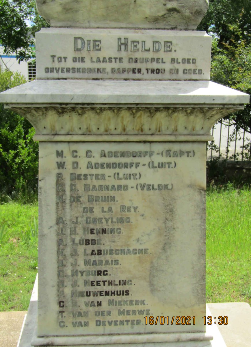 Anglo Boer War Memorial 1899-1902_5