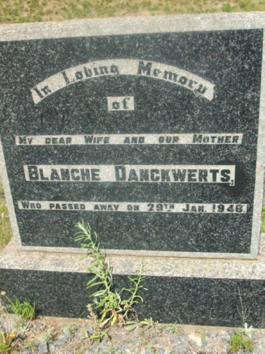 DANCKWERTS Blanche -1946