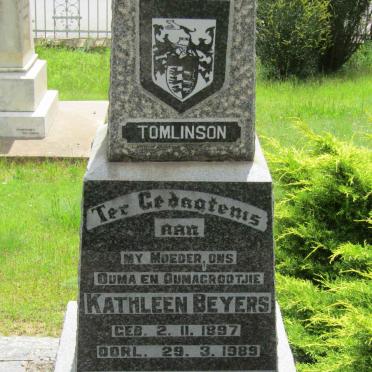 BEYERS Kathleen 1897-1989