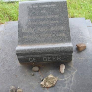 BEER Rudolf Daniel Jacobus, de 1917-1968