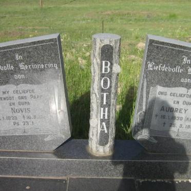 BOTHA Novis 1928-1985 &amp; Audrey G.A. KLOPPER 1930-1997