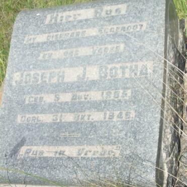 BOTHA Joseph J. 1885-1945