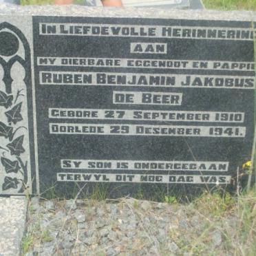 BEER Ruben Benjamin Jakobus, de 1910-1941