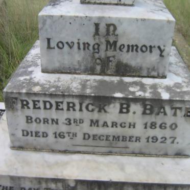BATE Frederick B. 1860-1927