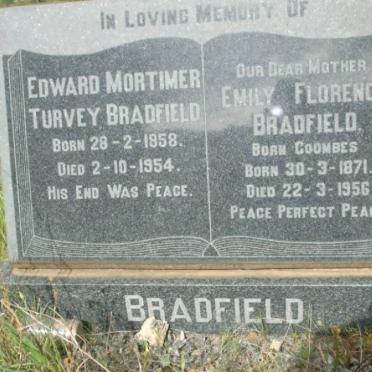 BRADFIELD Edward Mortimer Turvey 1858-1954 &amp; Emily Florence COOMBES 1871-1956