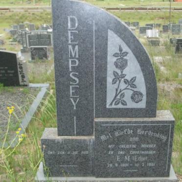 DEMPSEY E.M. 1901-1991
