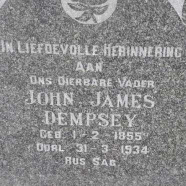 DEMPSEY John James 1855-1934