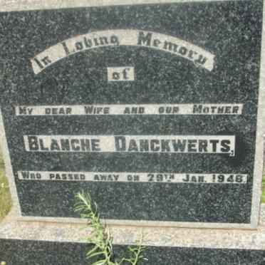 DANCKWERTS Blanche -1946