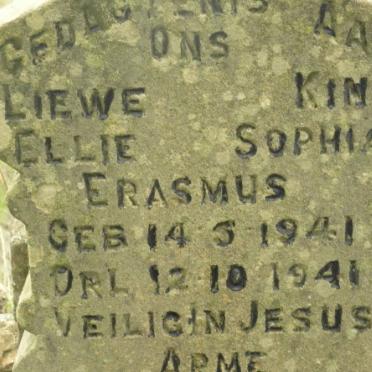 ERASMUS Ellie Sophia 1941-1941