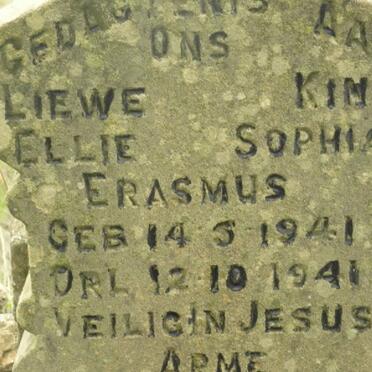 ERASMUS Ellie Sophia 1941-1941