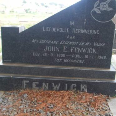 FENWICK John E. 1890-1968