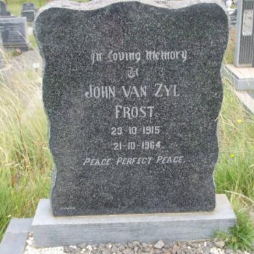 FROST John Van Zyl 1915-1964