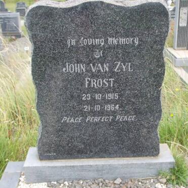 FROST John Van Zyl 1915-1964