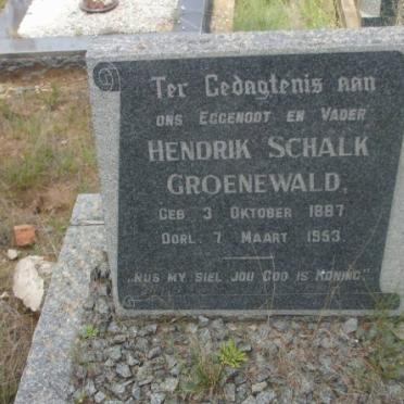 GROENEWALD Hendrik Schalk 1887-1953