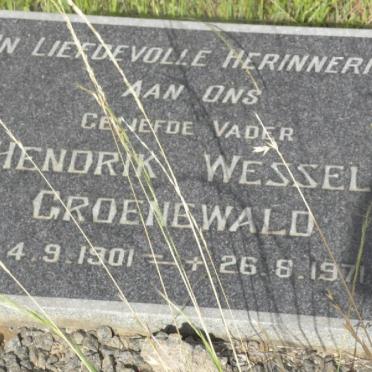 GROENEWALD Hendrik Wessel 1901-1971