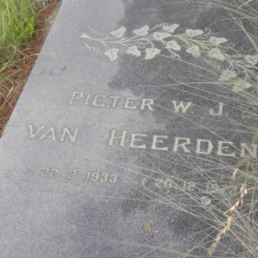 HEERDEN Pieter W.J., van 1933-1972