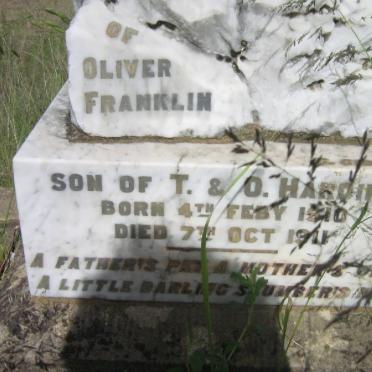 HARDING Oliver Franklin 1910-1911