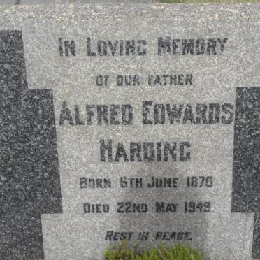 HARDING Alfred Edwards 1870-1949