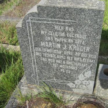 KRUGER Martin J. 1900-1950