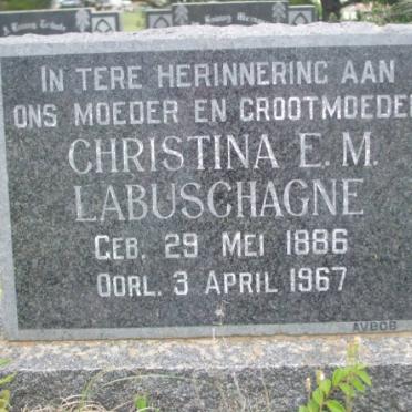 LABUSCHAGNE Christina E.M. 1886-1967