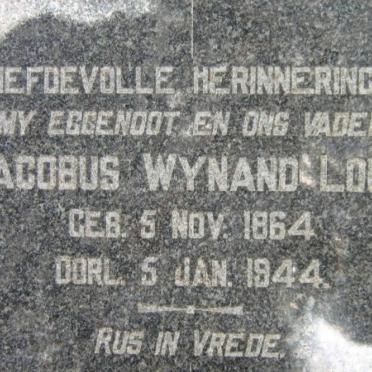 LOUW Jacobus Wynand 1864-1944