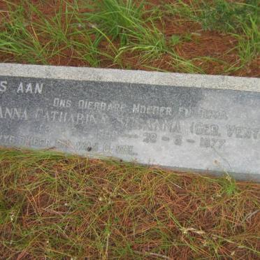 LABUSCHAGNE Frans Engelbertus 1891-1959 &amp; Anna Catharina Susanna VENTER -1977