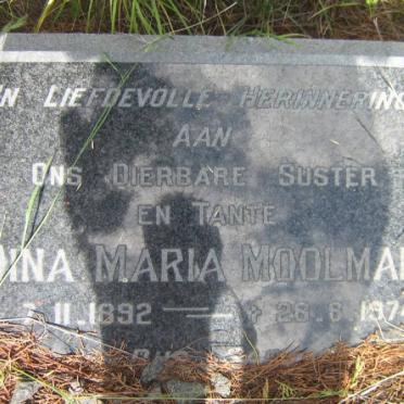 MOOLMAN Dina Maria 1892-1974