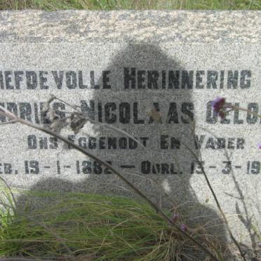 OELOFSE Andries Nicolaas 1882-1949