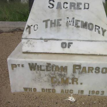 PARSONS William -1903