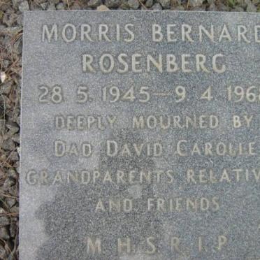 ROSENBERG Morris Bernard 1945-1968