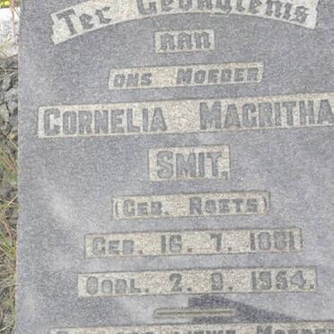 SMIT Cornelia Magritha nee ROETS 1881-1954