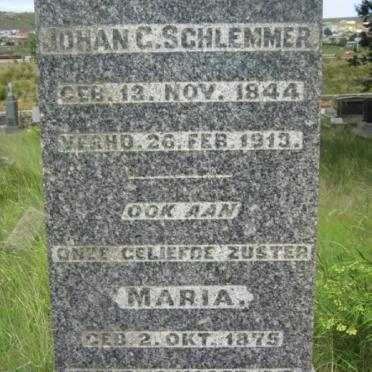 SCHLEMMER Johan G. 1844-1913 :: SCHLEMMER Maria 1875-1913