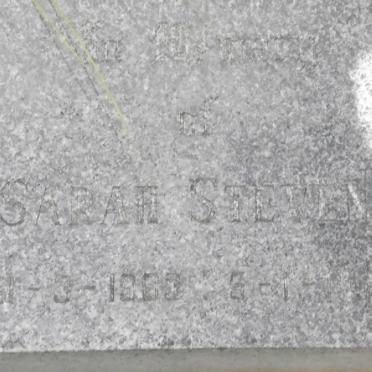 STEVENS Sarah 1903-1985