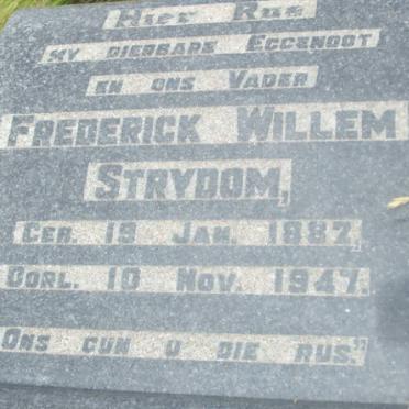 STRYDOM Frederick Willem 1887-1947