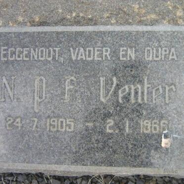 VENTER N.P.F. 1905-1966