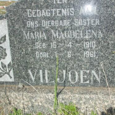 VILJOEN Maria Magdelena 1910-1961