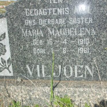 VILJOEN Maria Magdelena 1910-1961