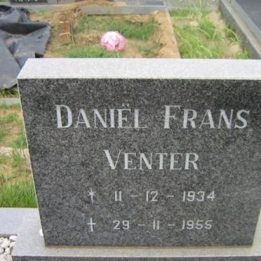 VENTER Daniel Frans 1934-1955