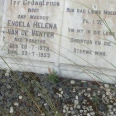 VENTER Engela Helena, van de nee VORSTER 1879-1952