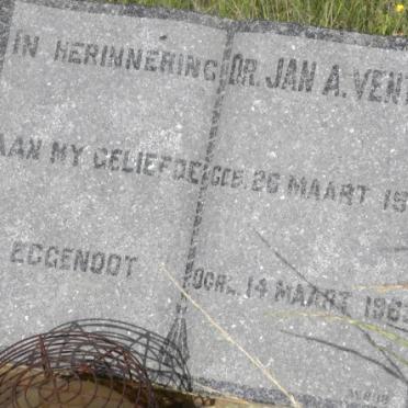 VENTER Jan A. 1916-1963