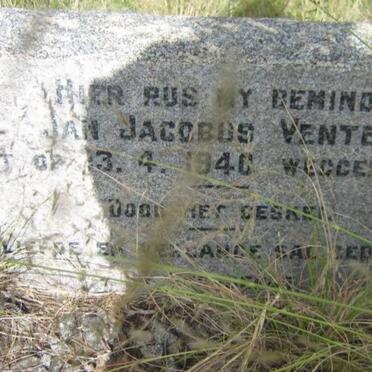 VENTER Jan Jacobus -1940