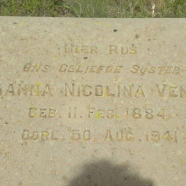 VENTER Johanna Nicolina 1884-1941
