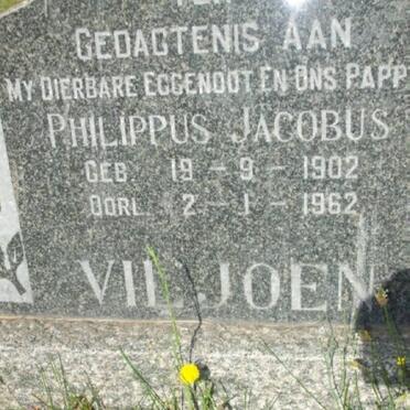 VILJOEN Philippus Jacobus 1902-1962