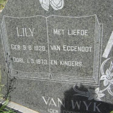 WYK Lily, van nee GOODCHILD 1929-1973
